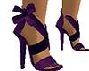 purple tie ups/toes