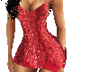 Red Glitter Dress