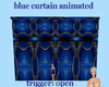 animated blue curtains