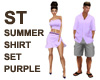 ST SUMMER SKIRTSET PURPL