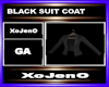 BLACK SUIT COAT