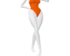 0J sexy orange body suit