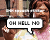 OHN speech sticker