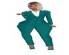 Teal Suit Rll w/ shoes