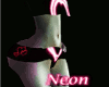 Neon Pink Heart BmxxL