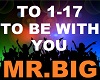 𝄞 Mr.Big - To Be With