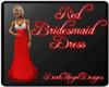 Red Bridesmaid