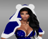 elaina blue xmas hood