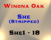 Winona Oak - She