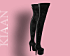 K: Black Velvet boots