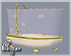 Gold and Pink Claw Tub