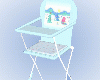 Blue High Chair