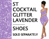 ST COCKTAIL GLITTER LAV