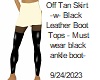 [BB] Tan Skirt Boot Top