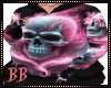 BB|Pink Skull Hoodie