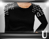U.Spiked Sweater Silver