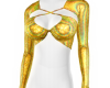 Gold Holographic Top