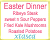 Easter Ribeye Dinner A