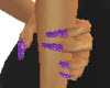 [abi] purple dainty nail