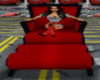 Red/black Rocker Chair