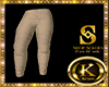 casual cream pants