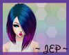 JEP~ Blue-Purple Dahlia