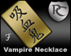 Kanji Vampire Necklace