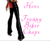 Franny Biker Chaps red
