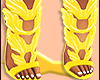 + Gladiator Heels Yellow