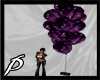 purple bday balloons 