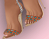Chain Brown Heels