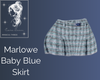 Marlowe Baby Blue Skirt