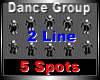 5 Standing Spots 2 line