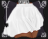 Satin Skirt White