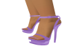 Purple Silk Heels