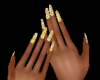 Star gold nails