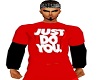 JUST DO  U . TEE  RED 