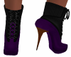 Purple Laced Boots