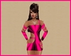 RLS Hot Pink/Black dress