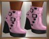 Pink Cat Boots