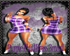 Purple Plaid Dress Bmxxl