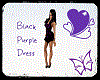 Black and Purple Dress