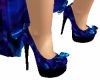 blue model heels