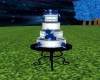 BLUE ROSE WEDDING CAKE