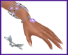 Purple Flower Bracelet L