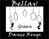 BV Green Dance Rings