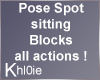 K safe zone sitting pose