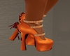 Cesi orange shoes