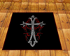 Gothic Cross Rug Carpet