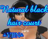 Natural black hair court